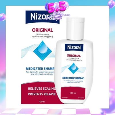 NIZORAL - Ketoconazole 2% Shampoo (Helps Relief Itching , Redness And Flaking) 100ml