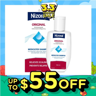 NIZORAL Ketoconazole 2% Shampoo (Helps Relief Itching , Redness And Flaking) 100ml