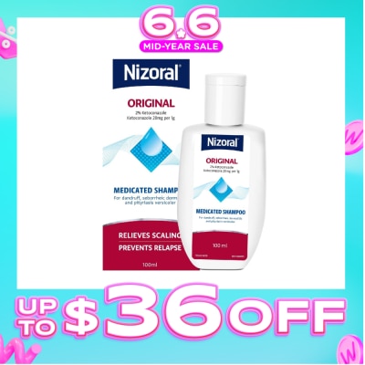 NIZORAL - Ketoconazole 2% Shampoo (Helps Relief Itching , Redness And Flaking) 100ml