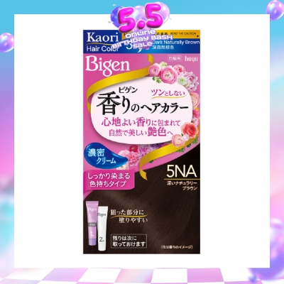 BIGEN - Kaori Hair Color Cream 5NA Dark Naturally Brown 166g