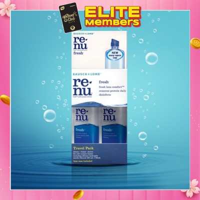 BAUSCH + LOMB Fresh MultiPurpose Solution Travel Pack 120ml+60ml