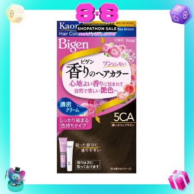 BIGEN - Kaori Hair Color Cream 5CA Dark Coffee Brown 166g
