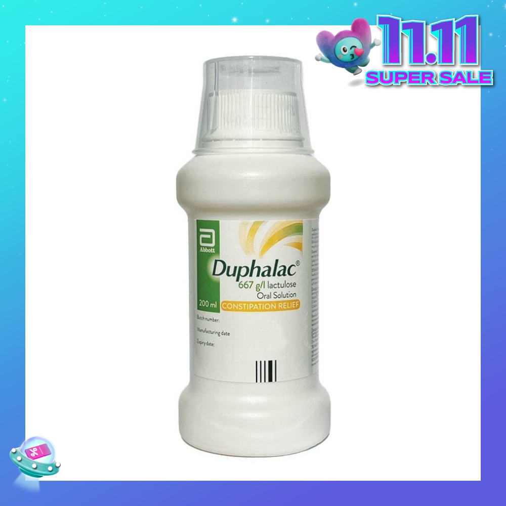 Abbott Duphalac Lactulose Oral Solution (Constipation Relief + Hepatic Encephalopathy) 200ml