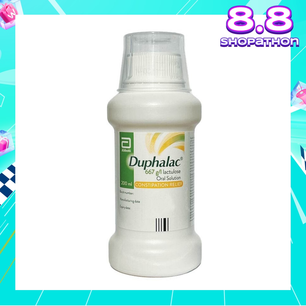 Abbott Duphalac Lactulose Oral Solution (Constipation Relief + Hepatic Encephalopathy) 200ml