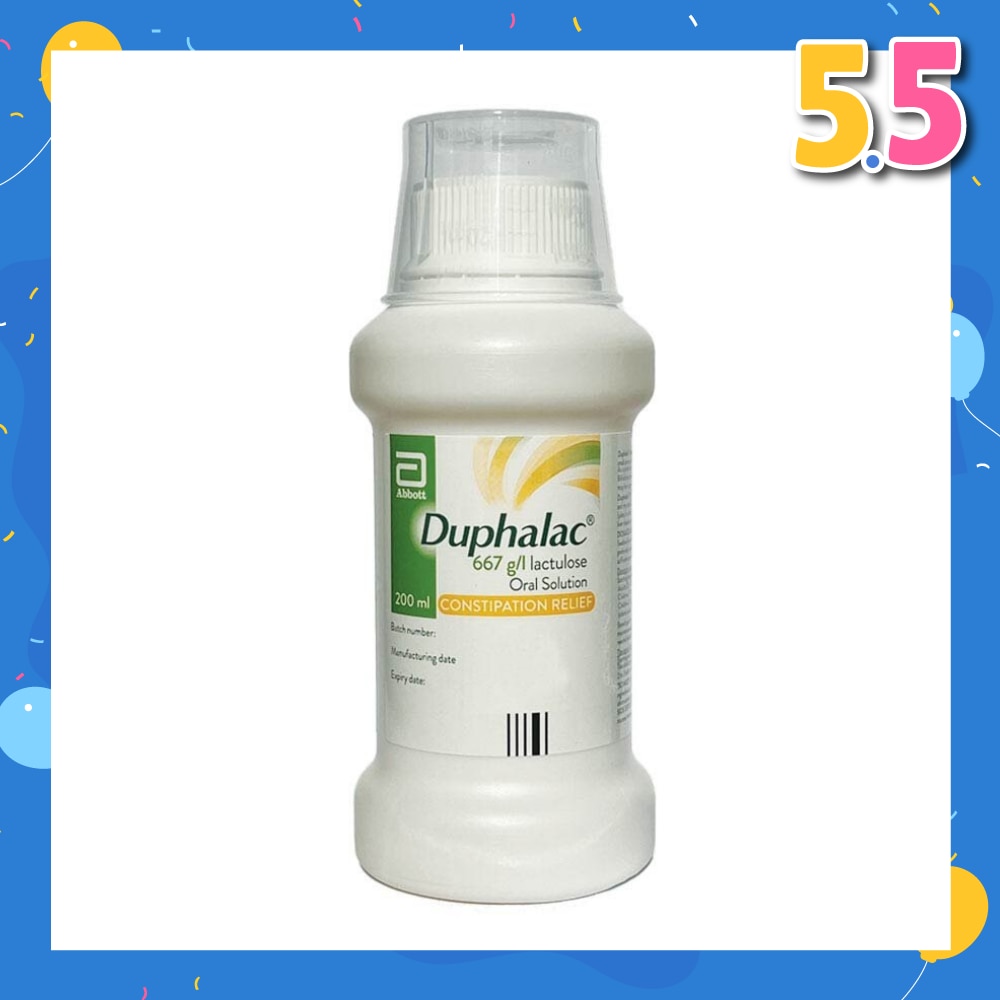 Abbott Duphalac Lactulose Oral Solution (Constipation Relief + Hepatic Encephalopathy) 200ml