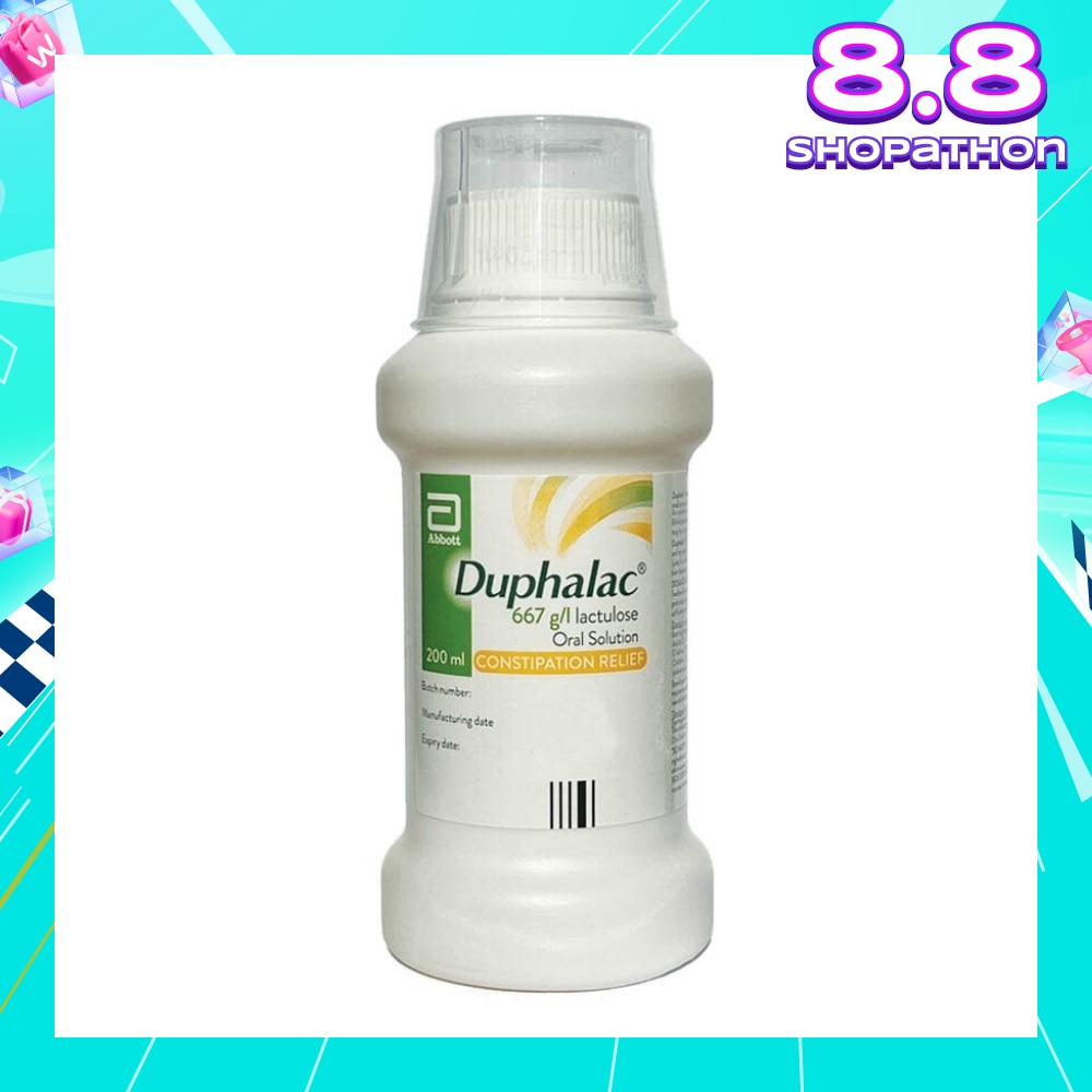 Abbott Duphalac Lactulose Oral Solution (Constipation Relief + Hepatic Encephalopathy) 200ml