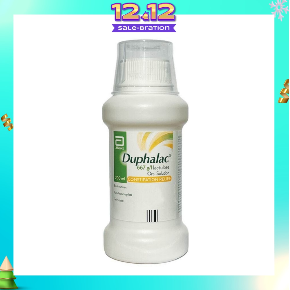 Abbott Duphalac Lactulose Oral Solution (Constipation Relief + Hepatic Encephalopathy) 200ml