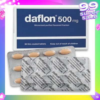 SERVIER Daflon Tablets 500mg 30s