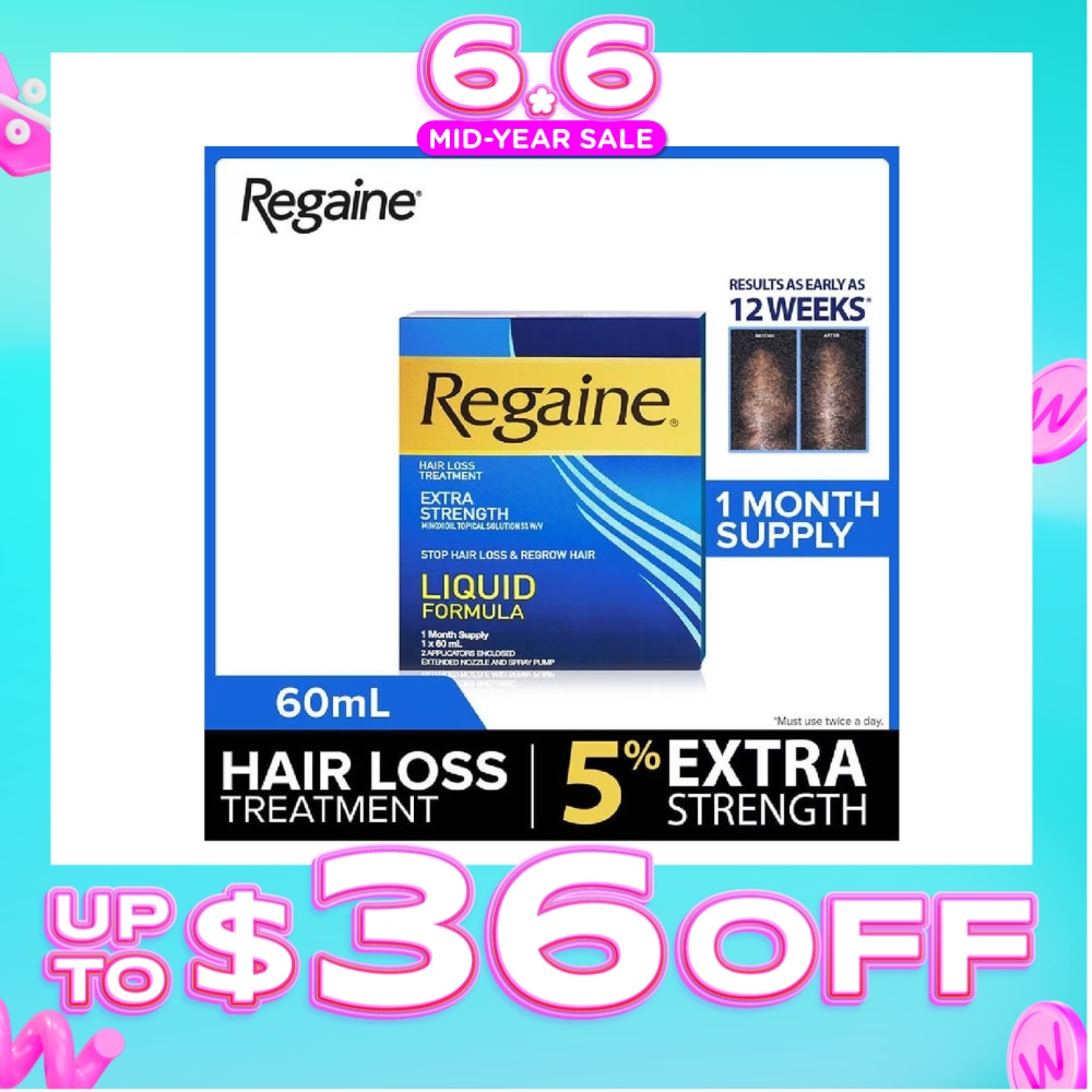 Extra Strength Minoxidil Topical Solution 5% W/V Solution(For Hair Regrow & Hair Loss Treatment) 60ml