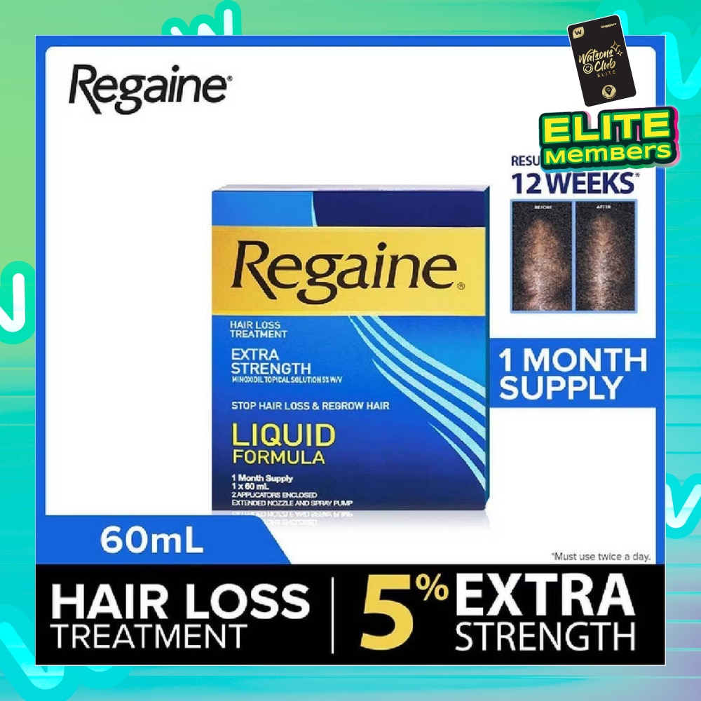 Extra Strength Minoxidil Topical Solution 5% W/V Solution(For Hair Regrow & Hair Loss Treatment) 60ml