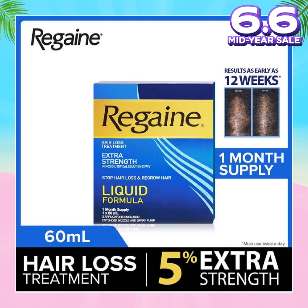 Extra Strength Minoxidil Topical Solution 5% W/V Solution(For Hair Regrow & Hair Loss Treatment) 60ml