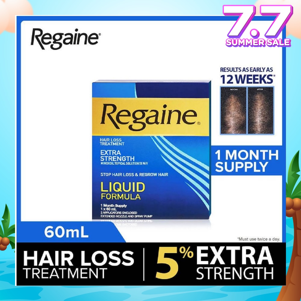Extra Strength Minoxidil Topical Solution 5% W/V Solution(For Hair Regrow & Hair Loss Treatment) 60ml