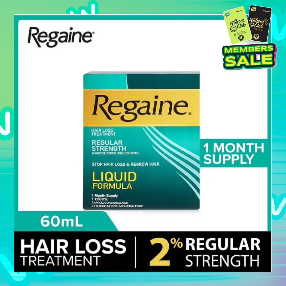 Regular Strength Minoxidil Topical Solution 2% W/V Solution (For Hair Regrow & Hair Loss Treatment) 60ml