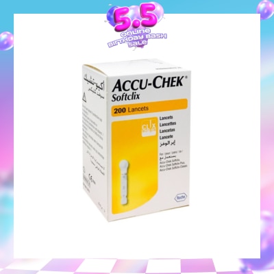 ACCU CHEK - Softclix lancets 200s