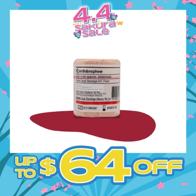 SMITH & NEPHEW - Elastic Cotton Crepe Bandage (Heavy) 5cm x 4.5m 1s