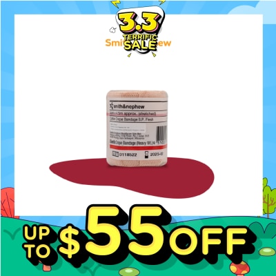 SMITH & NEPHEW Elastic Cotton Crepe Bandage (Heavy) 5cm x 4.5m 1s