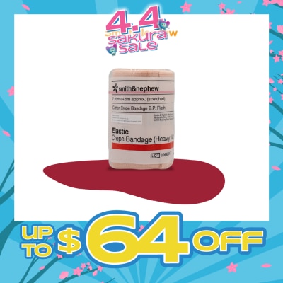 SMITH & NEPHEW - Elastic Cotton Crepe Bandage (Heavy) 7.5cm x 4.5m 1s