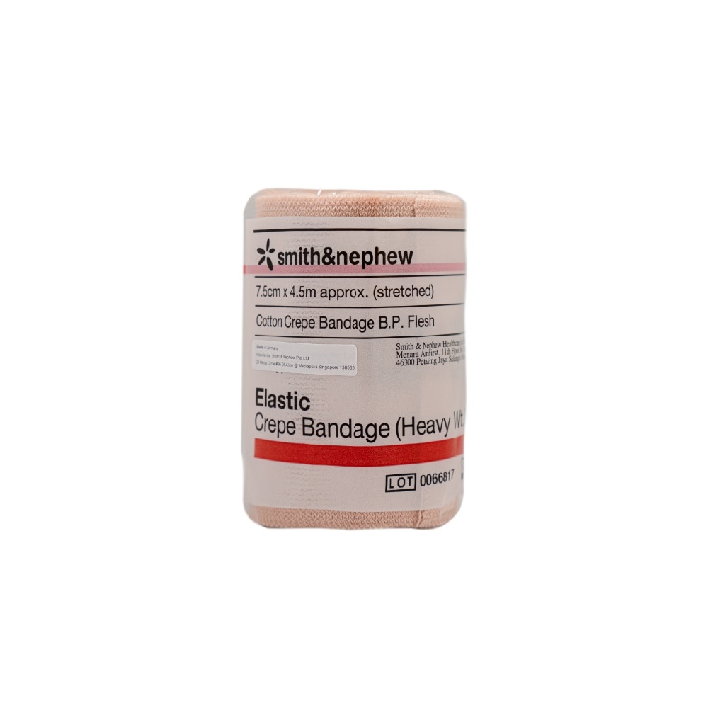 Elastic Cotton Crepe Bandage (Heavy) 7.5cm x 4.5m 1s