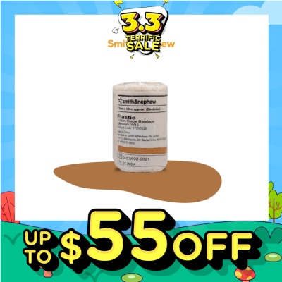 SMITH & NEPHEW Elastic Cotton Crepe Bandage (Medium) 7.5cm x 4m 1s