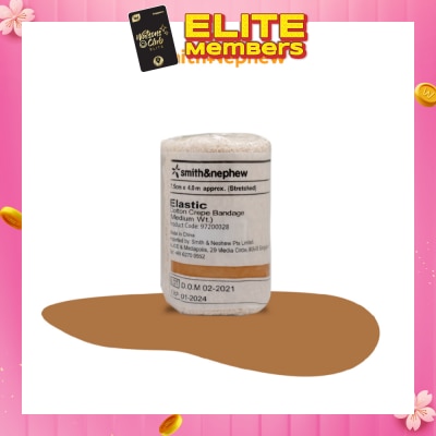 SMITH & NEPHEW Elastic Cotton Crepe Bandage (Medium) 7.5cm x 4m 1s