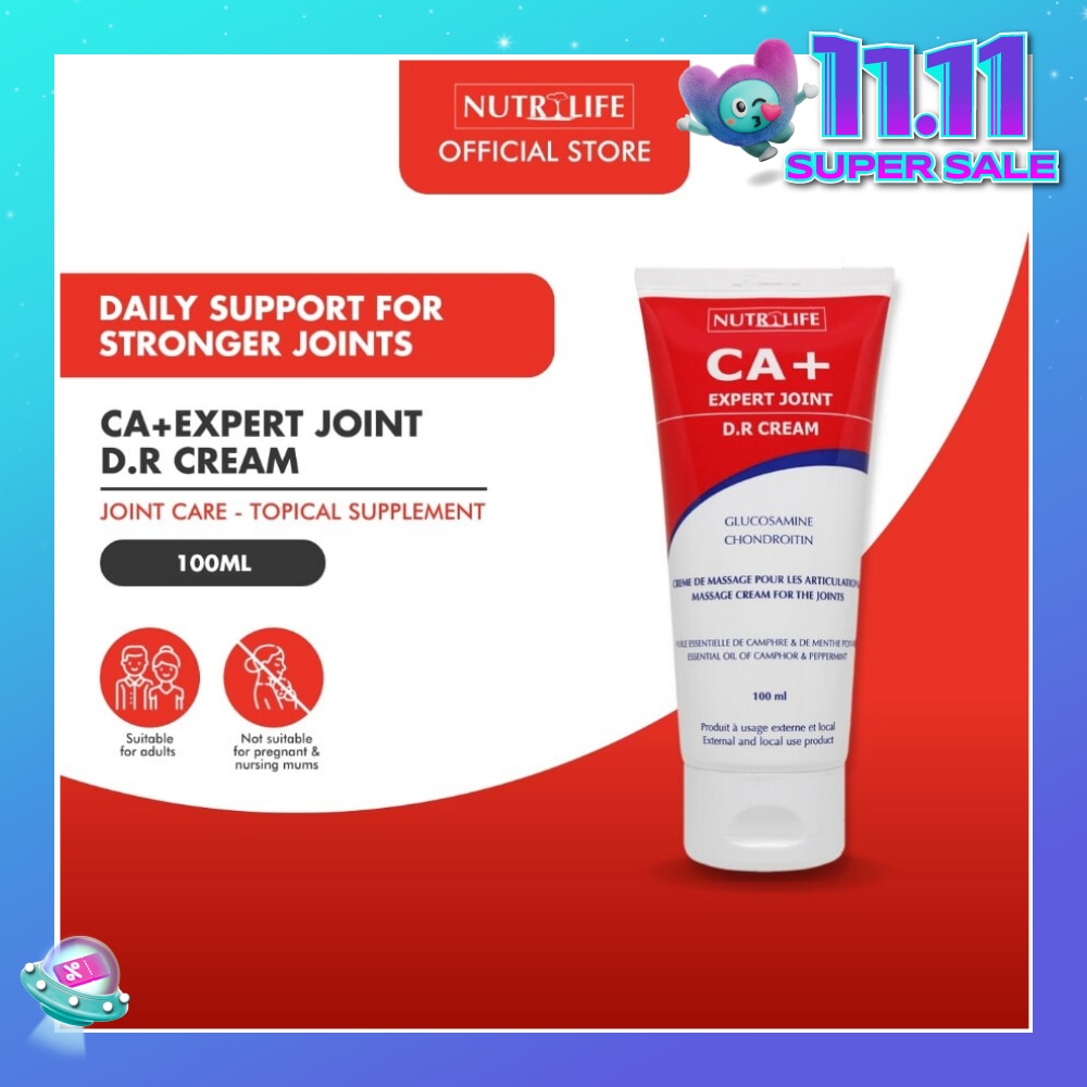 CA+ Expert Joint D.R. Topical Cream (For Joint Discomfort) 100ml