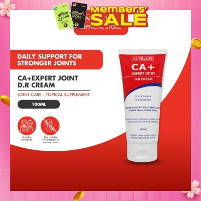 NUTRILIFE CA+ Expert Joint D.R. Topical Cream (For Joint Discomfort) 100ml