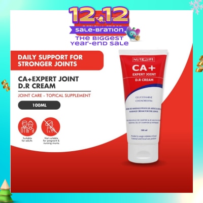 NUTRILIFE CA+ Expert Joint D.R. Topical Cream (For Joint Discomfort) 100ml