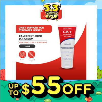 NUTRILIFE CA+ Expert Joint D.R. Topical Cream (For Joint Discomfort) 100ml