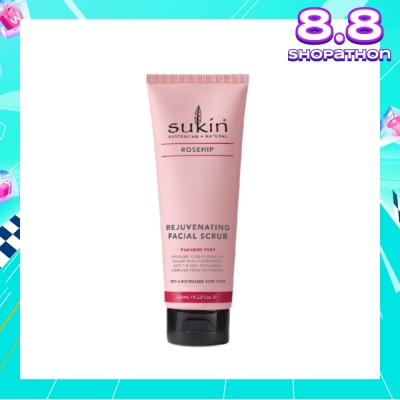 SUKIN Rejuvenating Facial Scrub Rosehip (125ml)