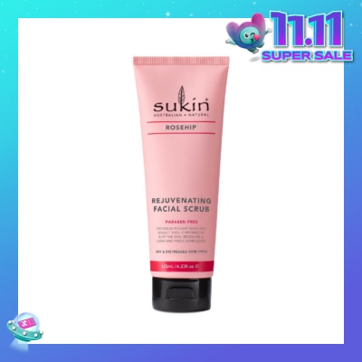 SUKIN Rejuvenating Facial Scrub Rosehip (125ml)