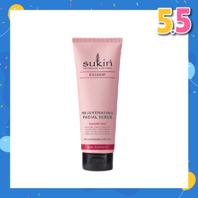 SUKIN Rejuvenating Facial Scrub Rosehip (125ml)