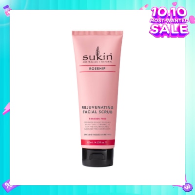 SUKIN Rejuvenating Facial Scrub Rosehip (125ml)
