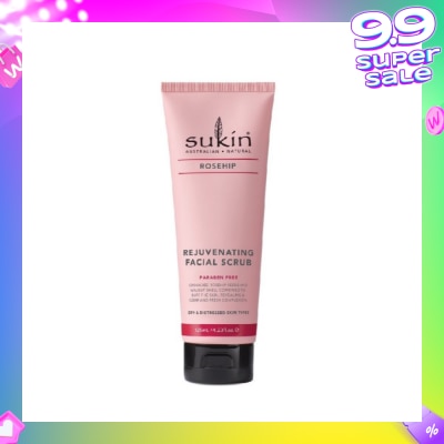 SUKIN Rejuvenating Facial Scrub Rosehip (125ml)