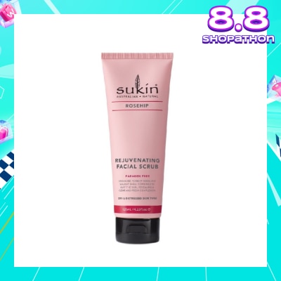 SUKIN Rejuvenating Facial Scrub Rosehip (125ml)