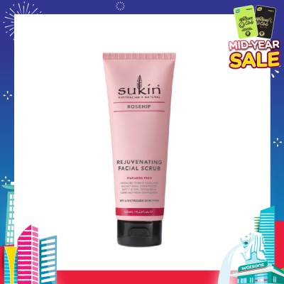 SUKIN Rejuvenating Facial Scrub Rosehip (125ml)