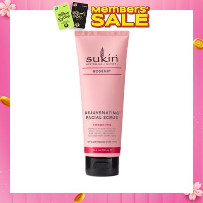 SUKIN Rejuvenating Facial Scrub Rosehip (125ml)