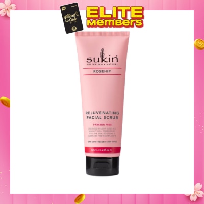 SUKIN Rejuvenating Facial Scrub Rosehip (125ml)