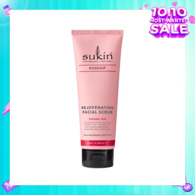 SUKIN Rejuvenating Facial Scrub Rosehip (125ml)