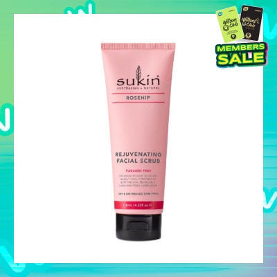 SUKIN Rejuvenating Facial Scrub Rosehip (125ml)