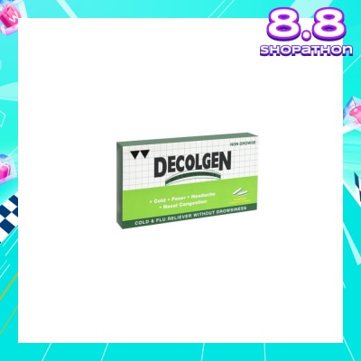 DECOLGEN Non Drowse 20's caplets