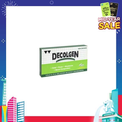 DECOLGEN Non Drowse 20's caplets