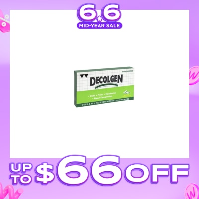DECOLGEN - Non Drowse 20's caplets