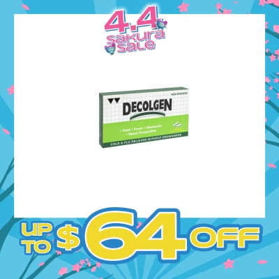 DECOLGEN - Non Drowse 20's caplets