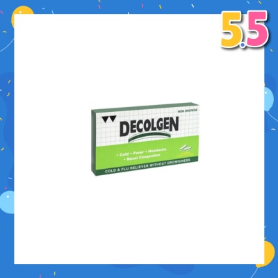 DECOLGEN Non Drowse 20's caplets