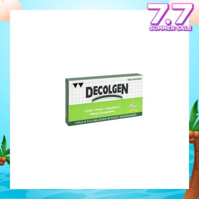 DECOLGEN Non Drowse 20's caplets