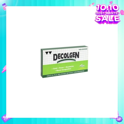 DECOLGEN Non Drowse 20's caplets