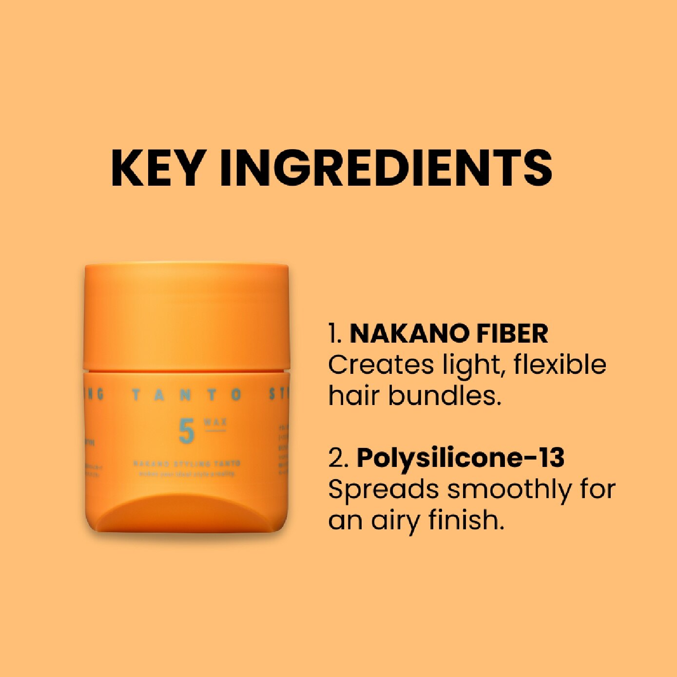 NAKANO Styling Tanto Wax 5 90g | Hair Styling | Watsons Singapore