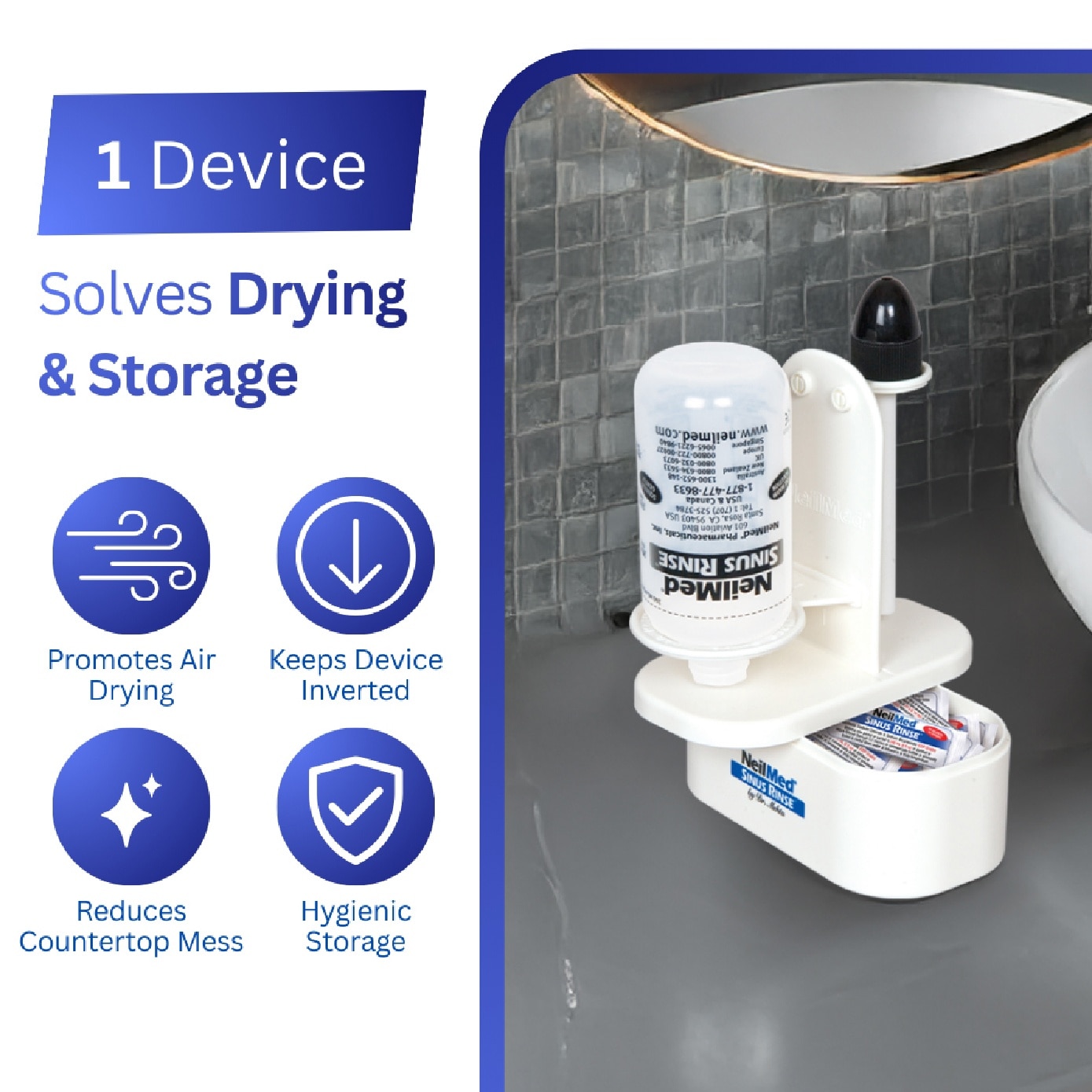 NasaDock Plus Drying & Storage Dock 1s