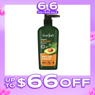 EVERSOFT - Organic Shampoo - Avocado 480ml