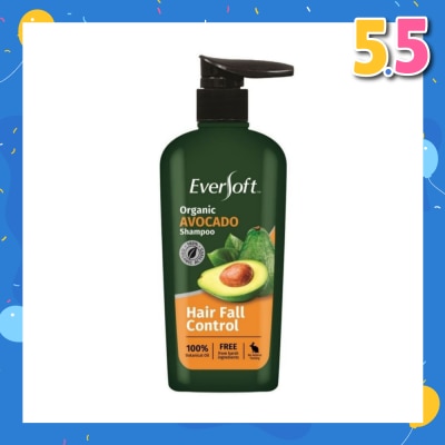 EVERSOFT Organic Shampoo - Avocado 480ml